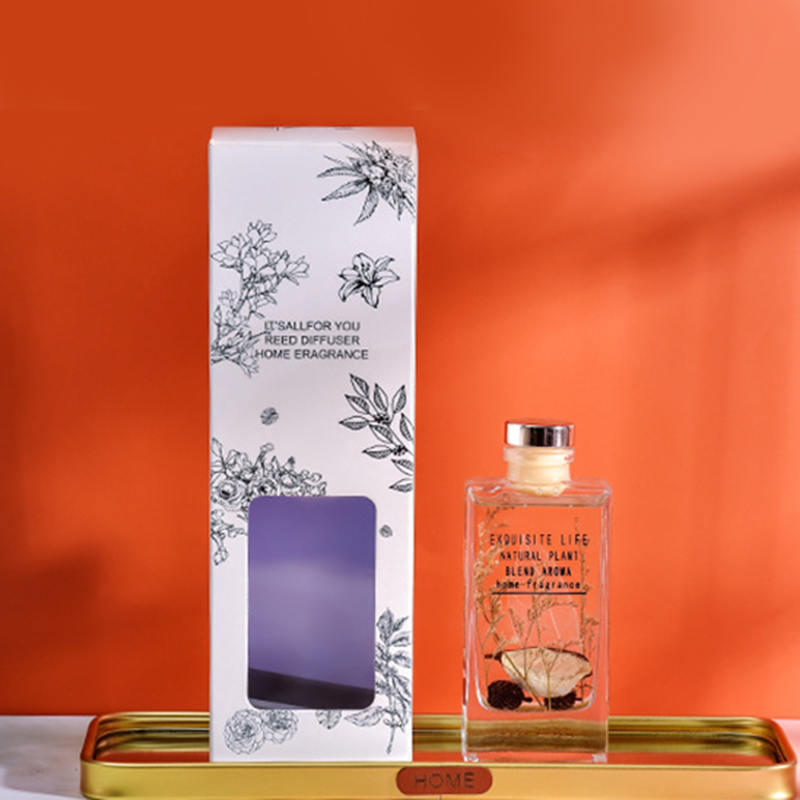 Tuyong palamuti ng bulaklak na walang fire aromatherapy reed diffuser