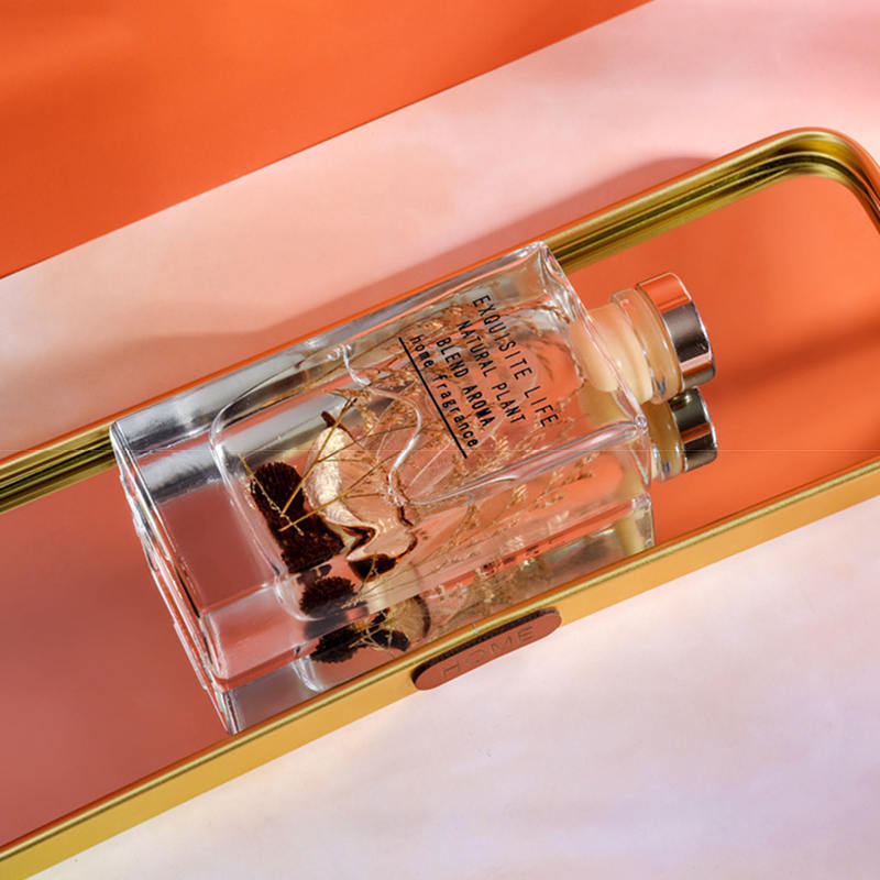 Tuyong palamuti ng bulaklak na walang fire aromatherapy reed diffuser