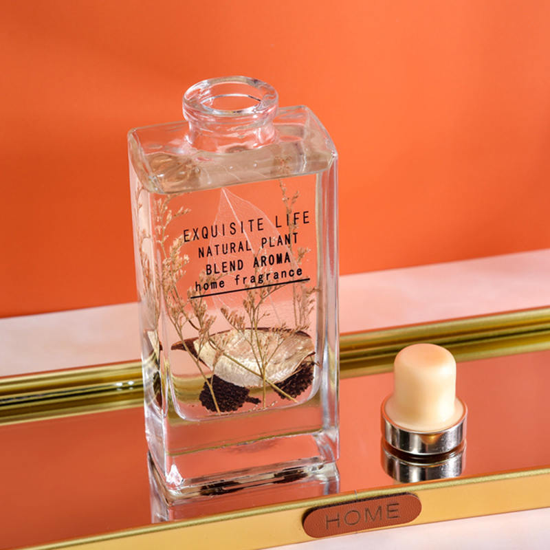 Tuyong palamuti ng bulaklak na walang fire aromatherapy reed diffuser