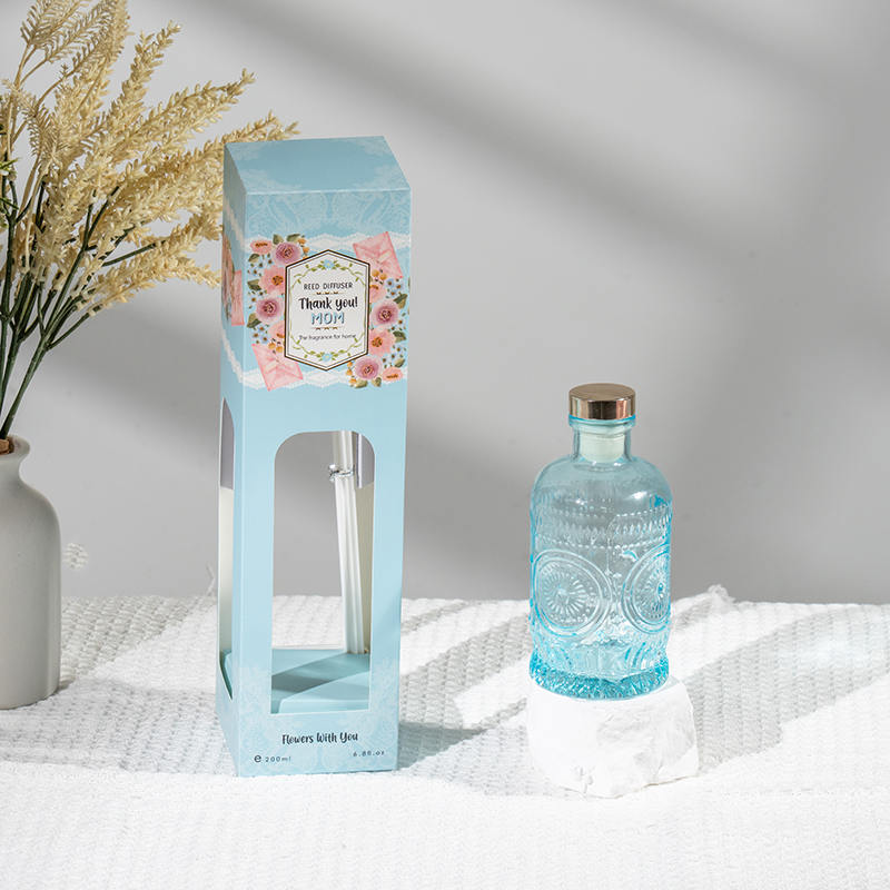 Mother'day naka-istilong glass bottle reed diffuser -tagagawa ng pabango sa bahay