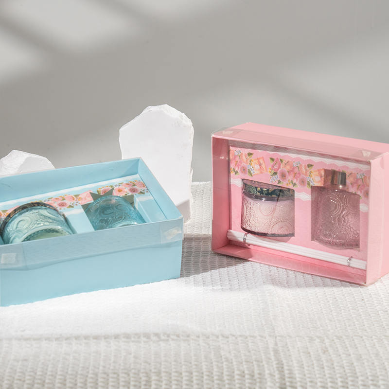 Mother'day graceful glass bottle aroma set -home fragrance vendor