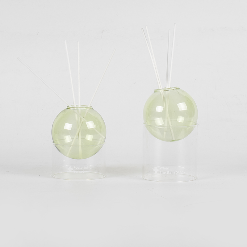 Maaliwalas na base ng salamin, glass ball type reed diffuser-styling aromatherapy