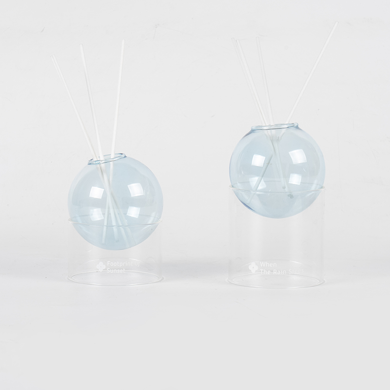 Maaliwalas na base ng salamin, glass ball type reed diffuser-styling aromatherapy