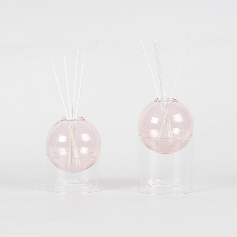 Maaliwalas na base ng salamin, glass ball type reed diffuser-styling aromatherapy