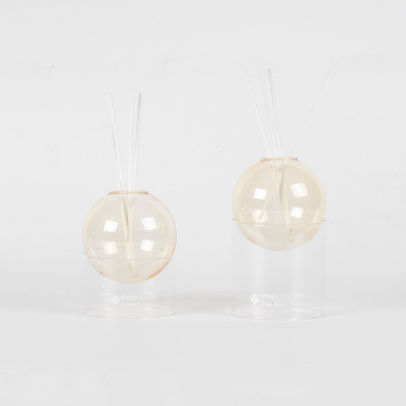 Maaliwalas na base ng salamin, glass ball type reed diffuser-styling aromatherapy