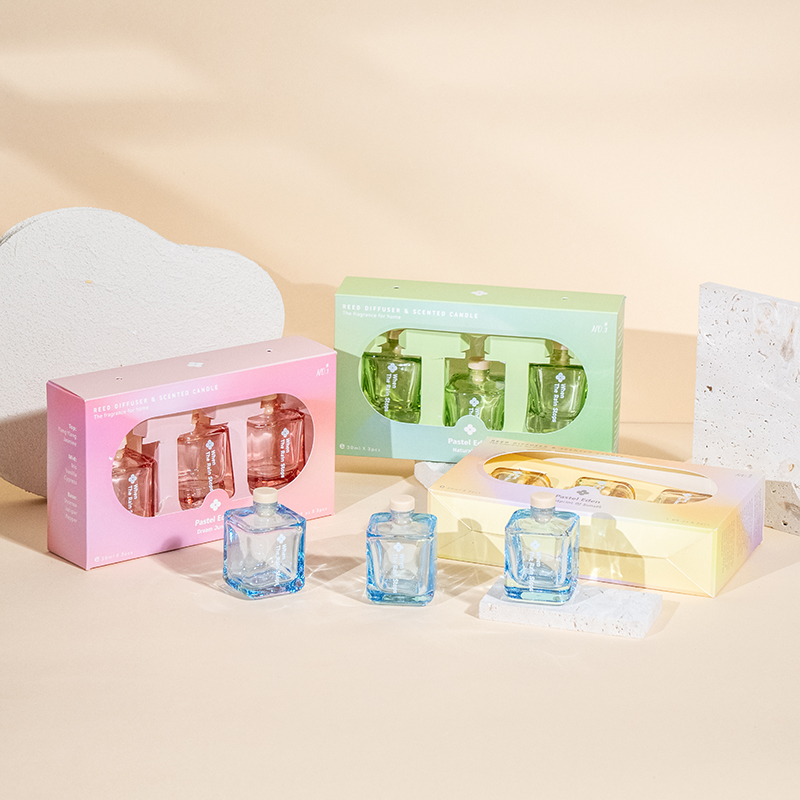 3PCS square bottle reed diffuser set-3PCS aroma set