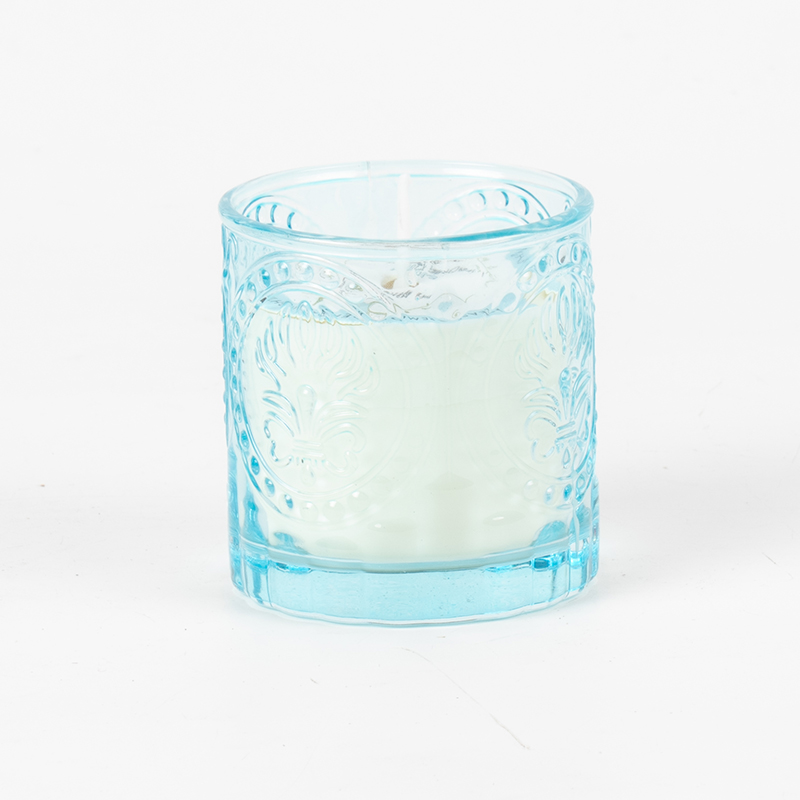 Araw ng mga Ina matikas na bote ng salamin na mabango na kandila -eco soy wax candle producer