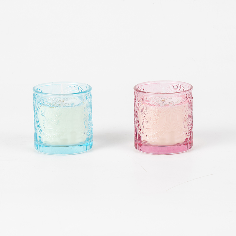 Araw ng mga Ina matikas na bote ng salamin na mabango na kandila -eco soy wax candle producer