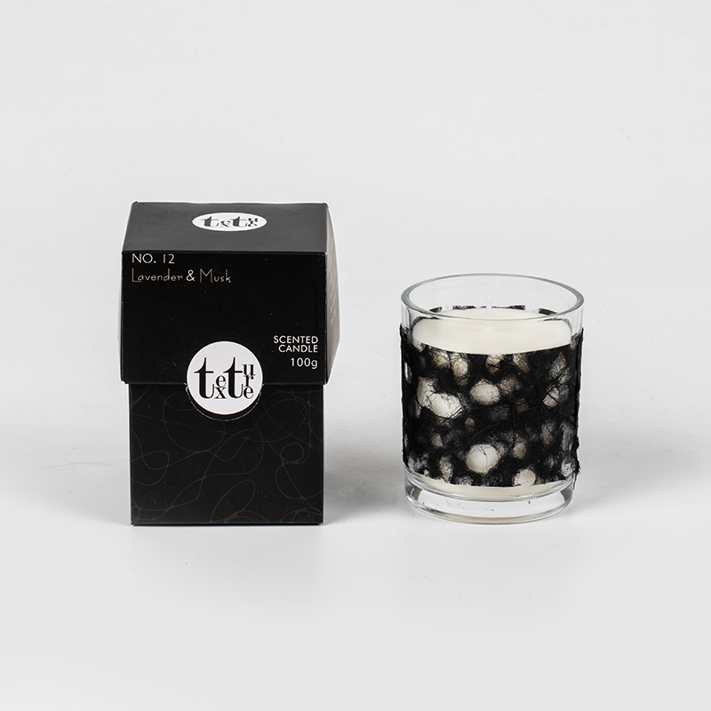 Classic round cup scented candle na may paper deco-Eco soy wax candle manufacturer