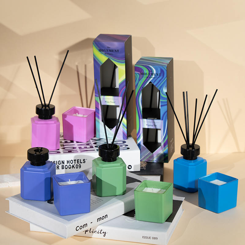 Square bottle aroma set-home fragrance paggawa