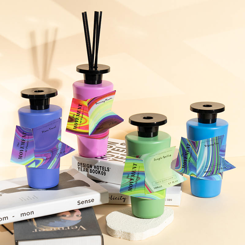 Cone clear glass round perfume bottle reed diffuser-home diffuser paggawa