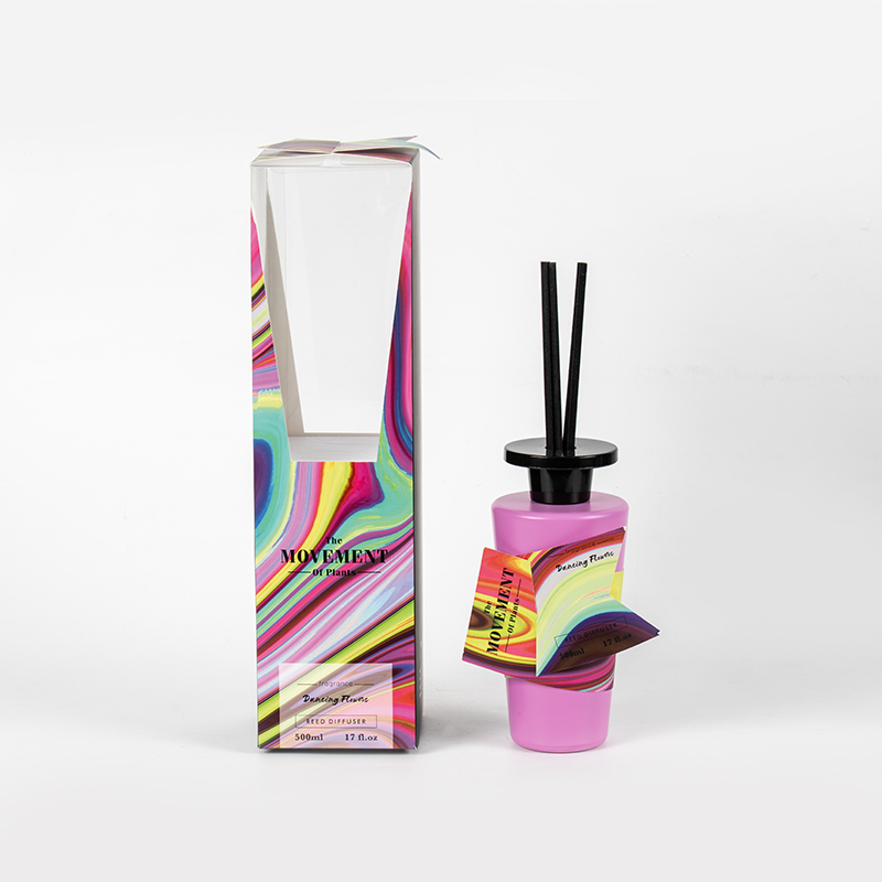 Cone clear glass round perfume bottle reed diffuser-home diffuser paggawa