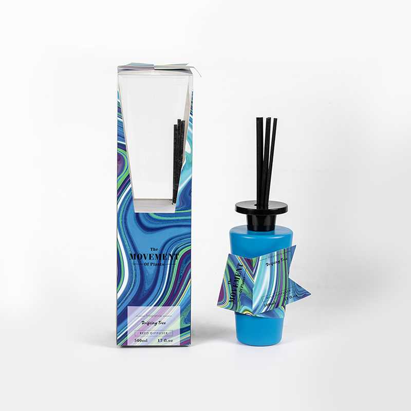 Cone clear glass round perfume bottle reed diffuser-home diffuser paggawa