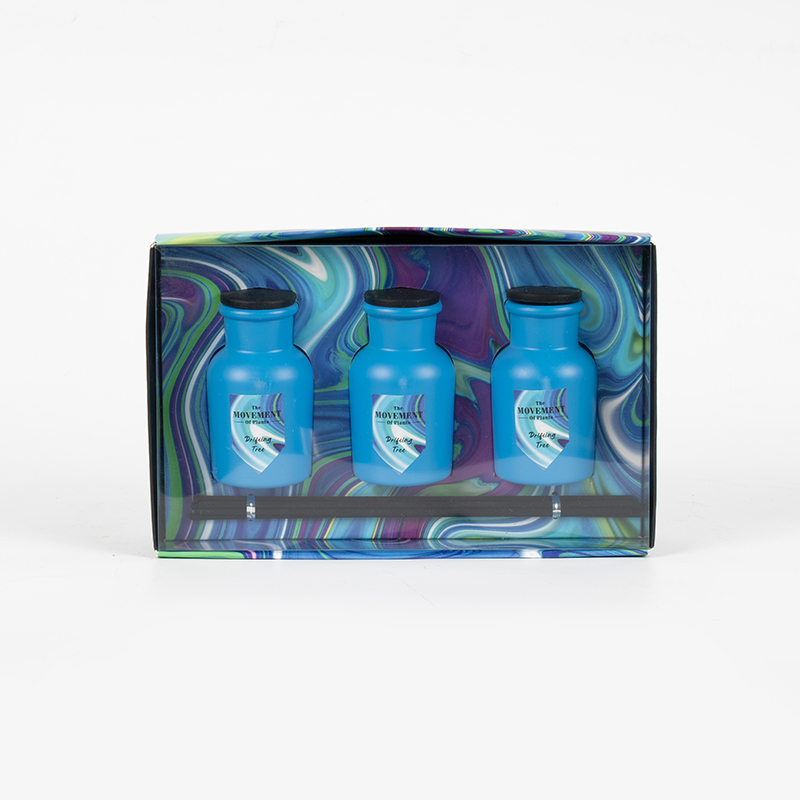 Maliit na bilog na bote na may mabangong reed diffuser 3PCS set-home aroma set manufacturer