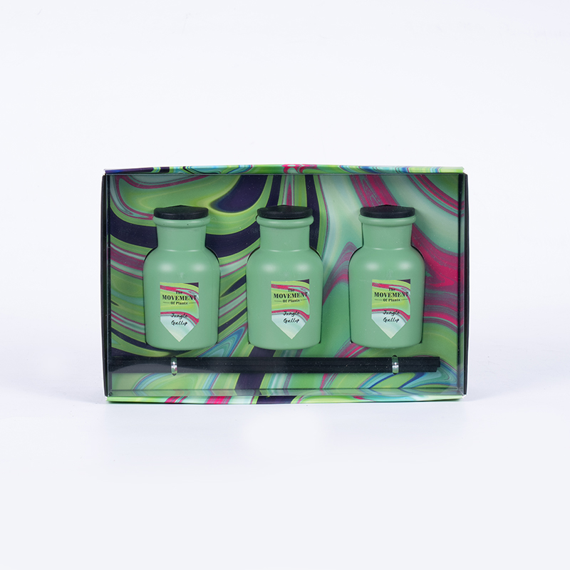 Maliit na bilog na bote na may mabangong reed diffuser 3PCS set-home aroma set manufacturer